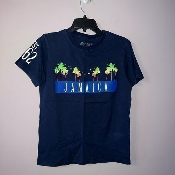 Navy Blue Jamaica Tshirt Small Navy Blue Jamaica Tshirt Small